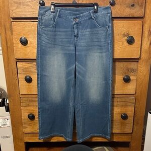 Halara Extra Wide Leg Jeans Size L
